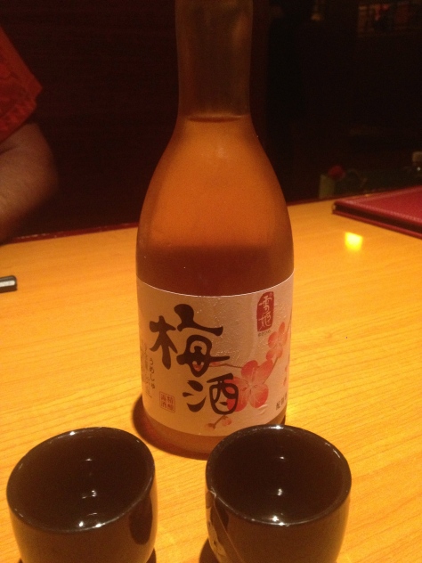 Japanese plum wine or something similar